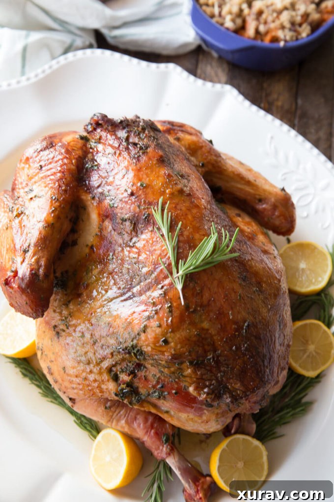 Traeger Smoked Turkey: The perfect way to create juicy, flavorful, mouthwatering turkey for Thanksgiving, or any other time of year! This is hands down the best turkey I have ever had.