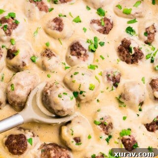 Classic Swedish Meatballs 2 Decadent Swedish style meatballs in a creamy sauce yum!