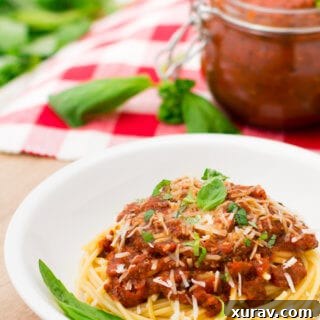 Delicious spaghetti dinner featuring homemade spaghetti sauce, showcasing a beautifully plated dish.