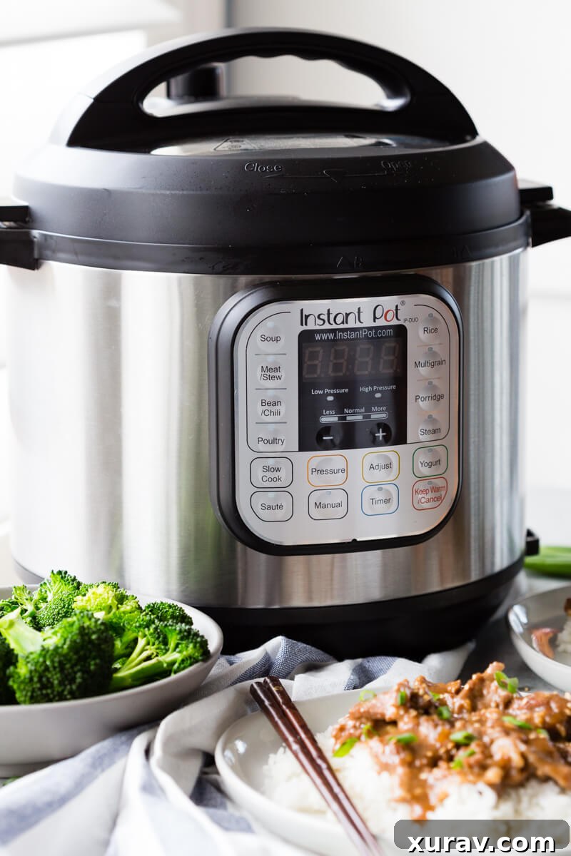 Instant Pot Mongolian Beef: You will never guess so much flavor could be packed into just 20 minutes of cooking time! Easy to make and beats take-out too!