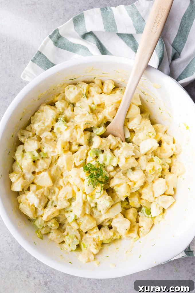 How to make instant pot potato salad - Potatoes and eggs cooking together in the pressure cooker