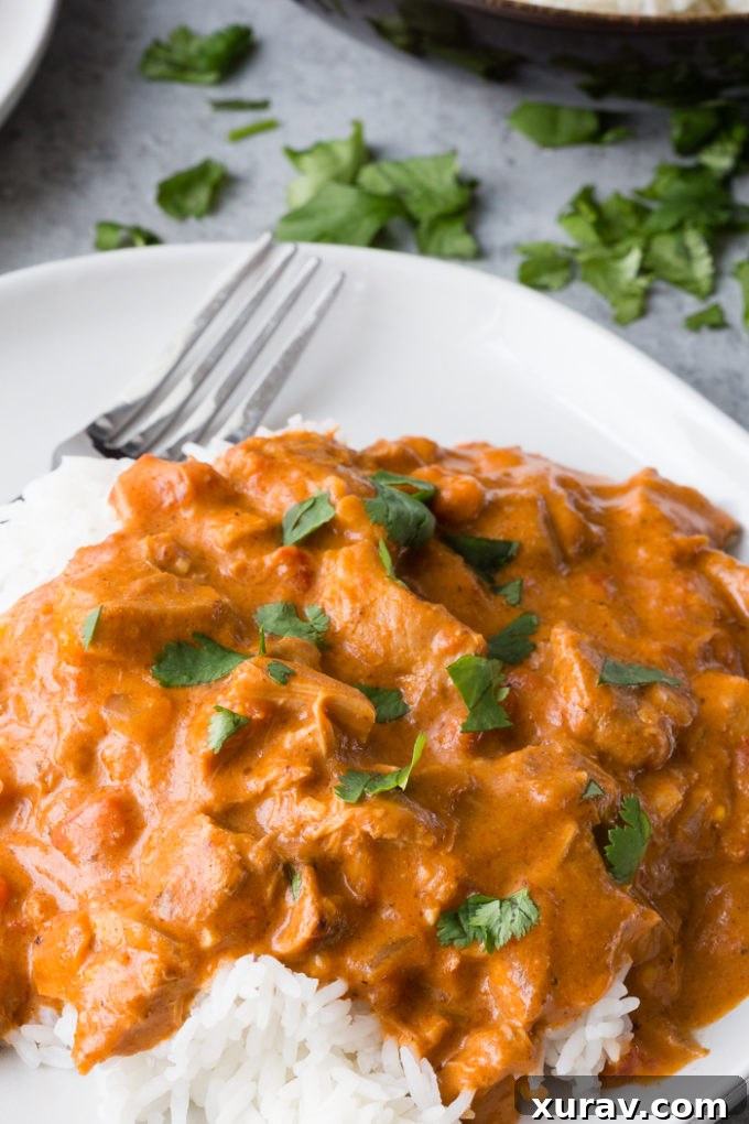 Easy Instant Pot Chicken Tikka Masala 2 Instant Pot Tikka Masala, easy to make and super flavorful, delicious spices, and deep flavors.