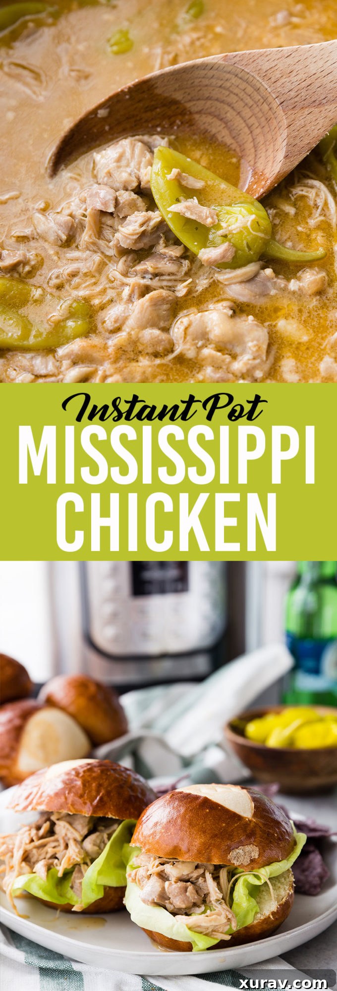 Instant Pot Mississippi Chicken Bliss 8 Seriously flavorful Mississippi Chicken cooked to perfection in the Instant Pot Pressure Cooker in just a few minutes time.