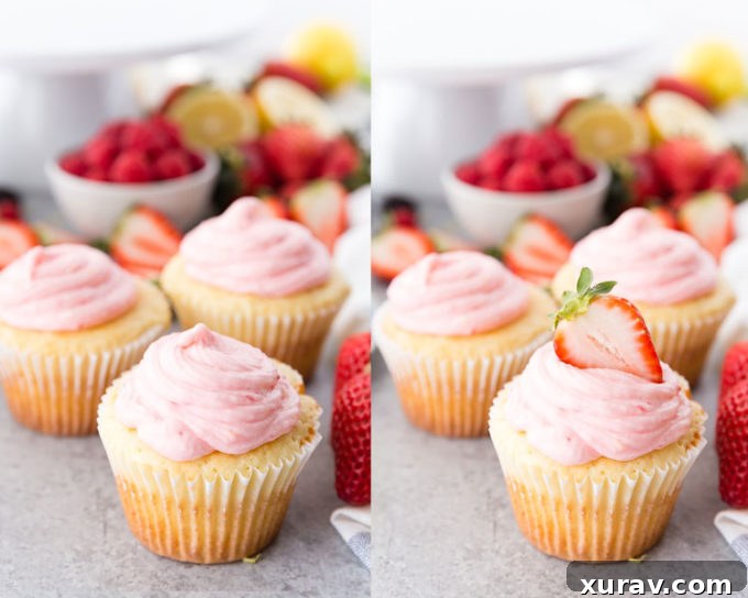 Lemon cupcakes with a lemon raspberry buttercream, start wit a cake mix but better than the box