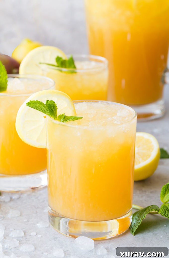 Mango Black Tea Lemonade