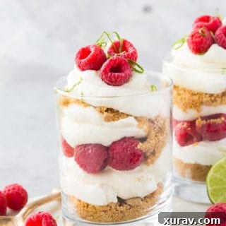 A delicious no bake summer dessert, raspberry cheesecake trifle