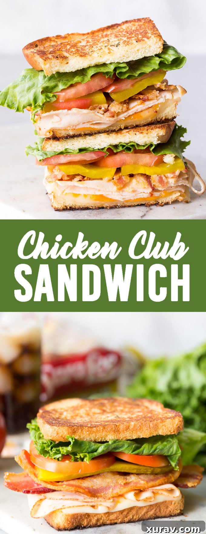 Effortless Chicken Club Stack 9 A perfect chicken melt meets chicken club. Absolutely delicious sandwich.