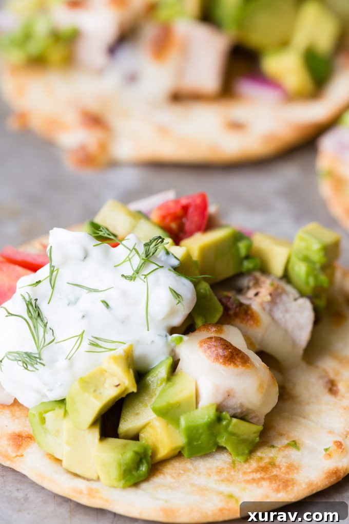 Greek chicken street tacos