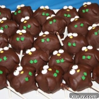 Close-up of a perfectly crafted owl cake pop, showcasing its intricate details.