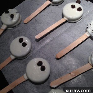 Halloween Mummy Oreos on a stick