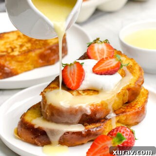 French toast with buttermilk syrup