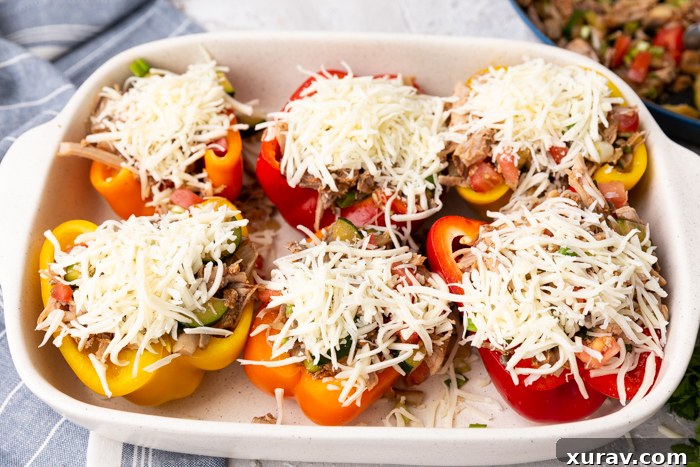 Pork stuffed peppers