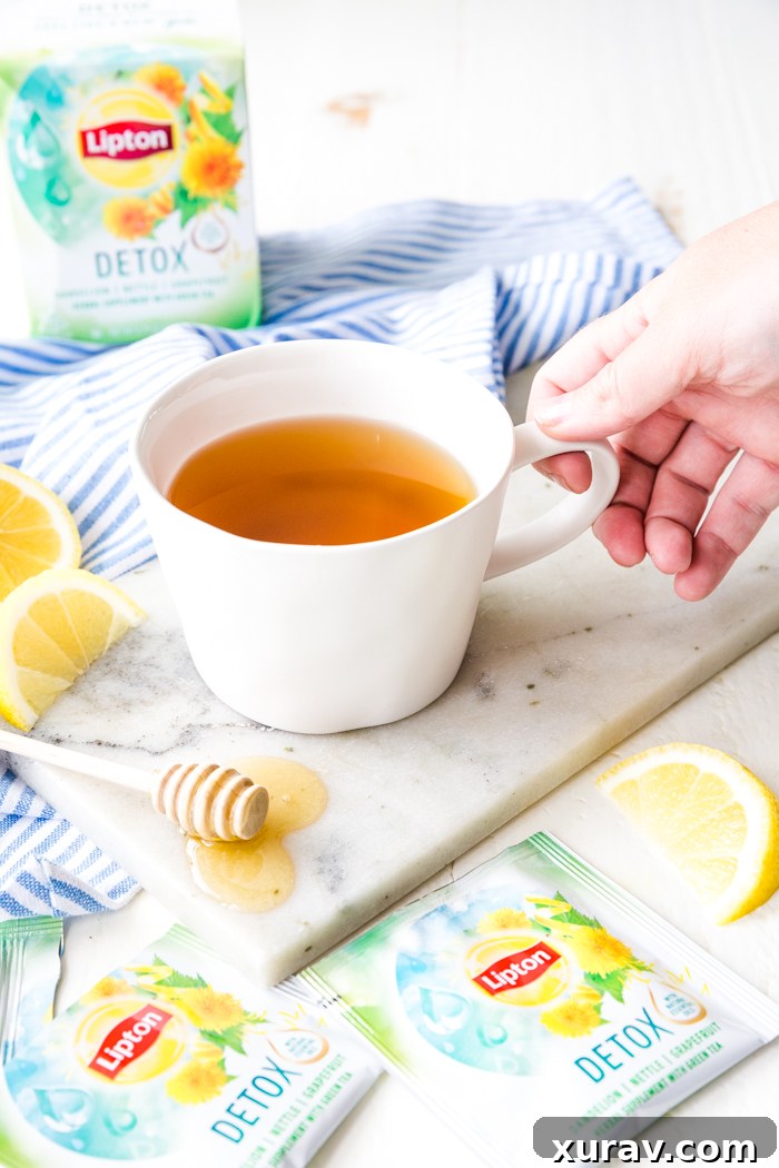 How to Brew the perfect cup of tea: Mug of Detox tea