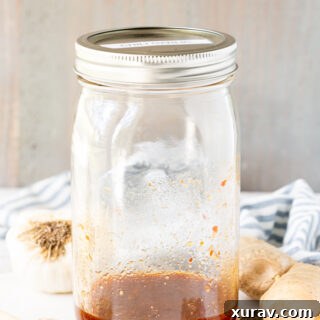 Chili Garlic Marinade in a jar