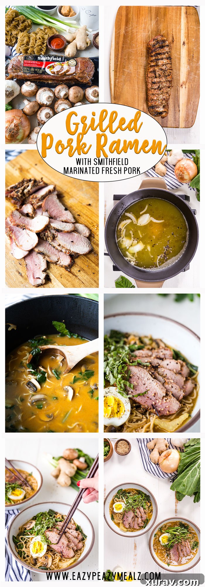 Pin this recipe for Grilled Pork Ramen