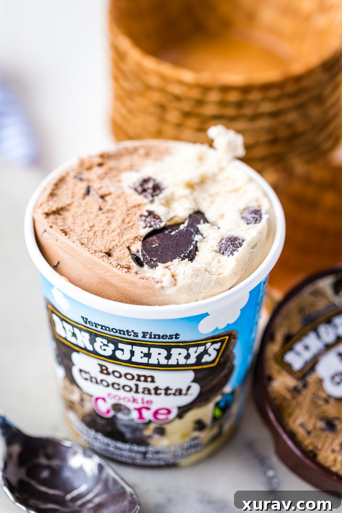 Various Unilever ice cream brands at Albertsons