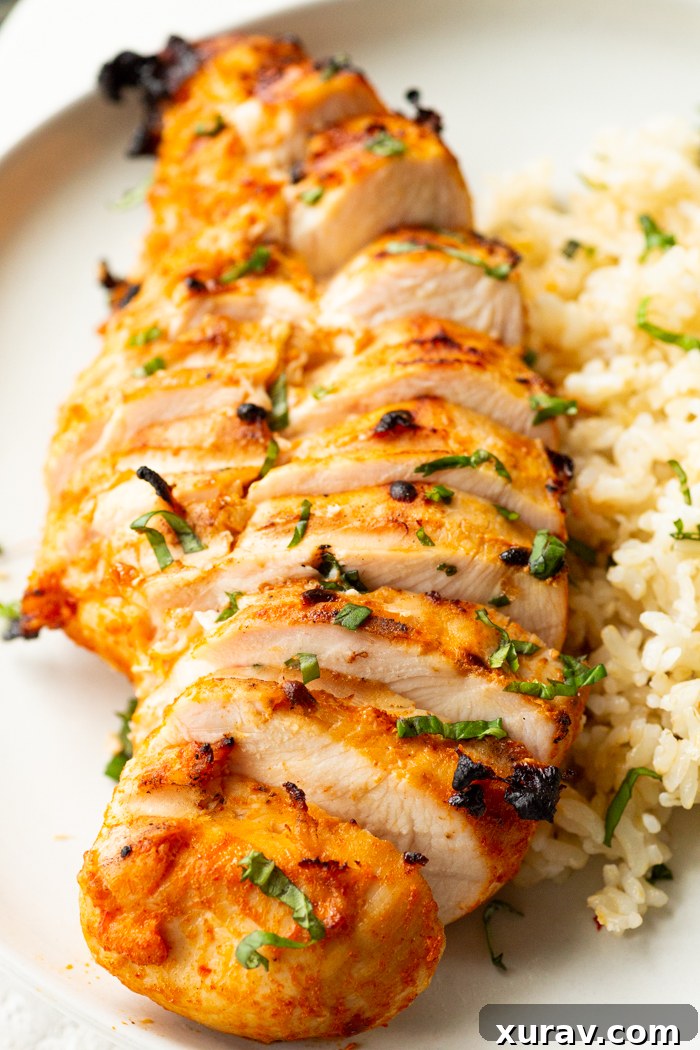 Thai Red Curry Marinade in a zip-top bag with chicken