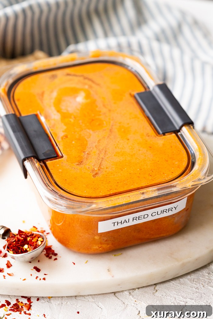 Cooked Thai Red Curry Chicken with rice