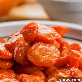 A dish of roasted carrots, perfect for any meal