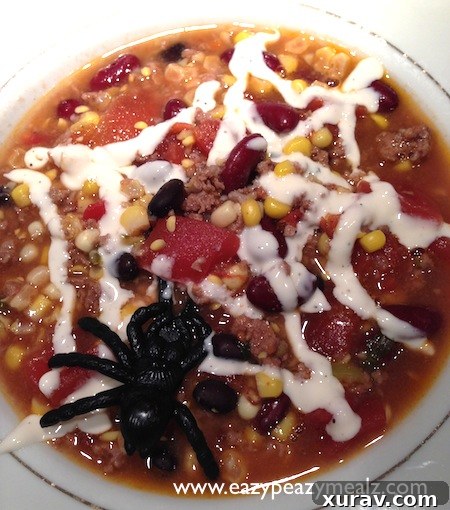 Spider web soup