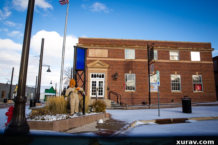 Downtown street scene in Gillette, Wyoming