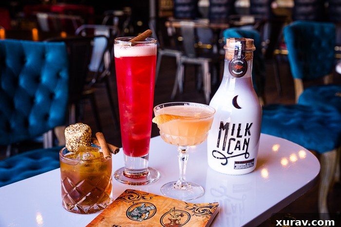 Signature craft cocktail at Backwards Distillery in Casper, Wyoming