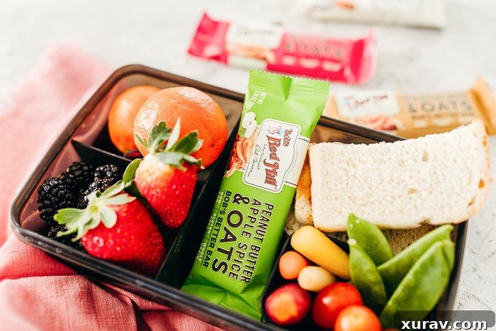 Close-up of different Bob's Bars flavors