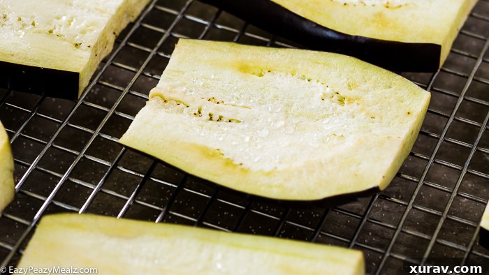 Frying Eggplant for Sabich