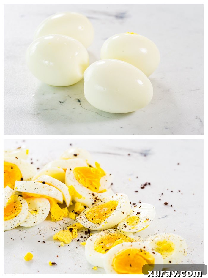 Hard-boiled Eggs Ready for Sabich