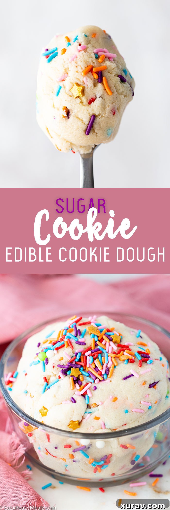 Pin for Edible Sugar Cookie Dough Recipe