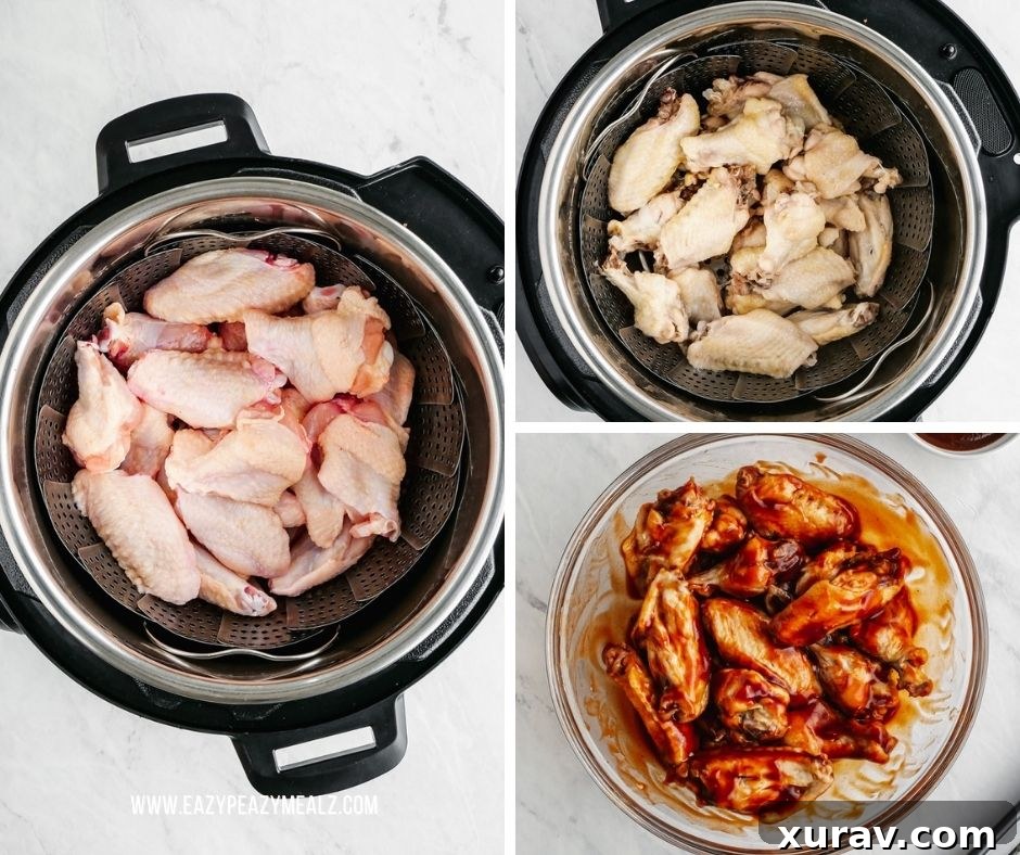 making chicken wings in the instant pot