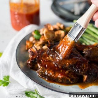 BBQ Country Style Pork Ribs final dish