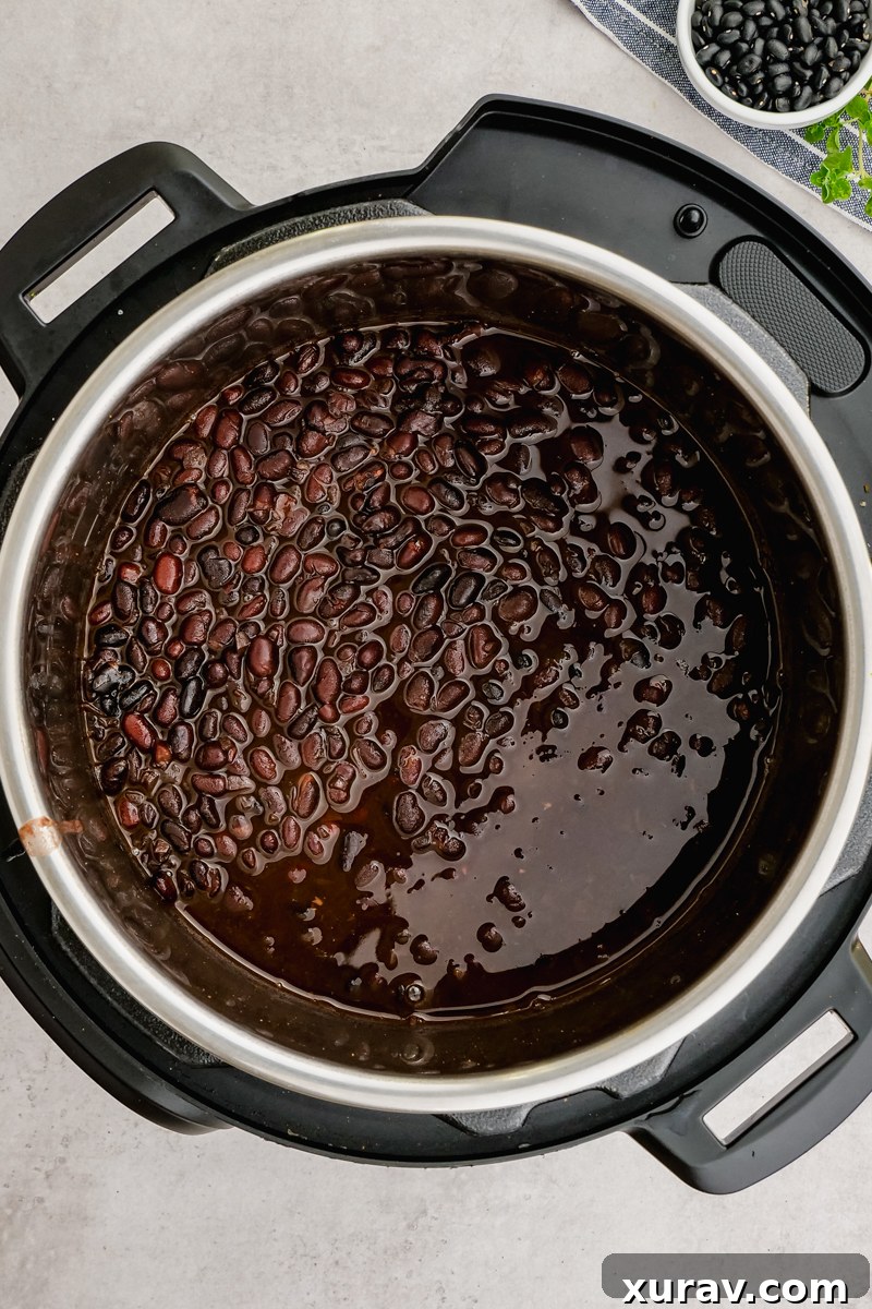How to make instant pot black beans