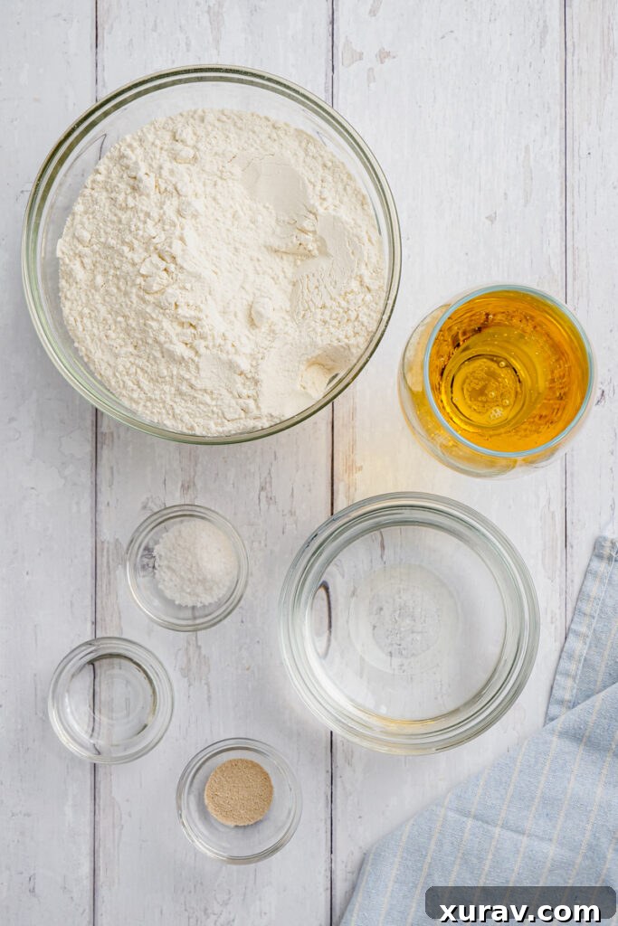 ingredients to bread