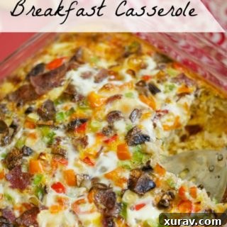 Homerun Breakfast Casserole serving