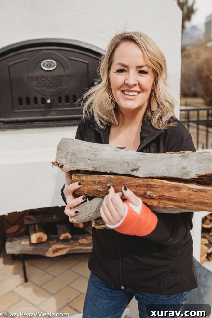 Wood fire oven cooking