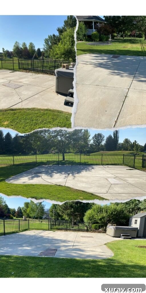 empty cement pad to be turned into outdoor kitchen