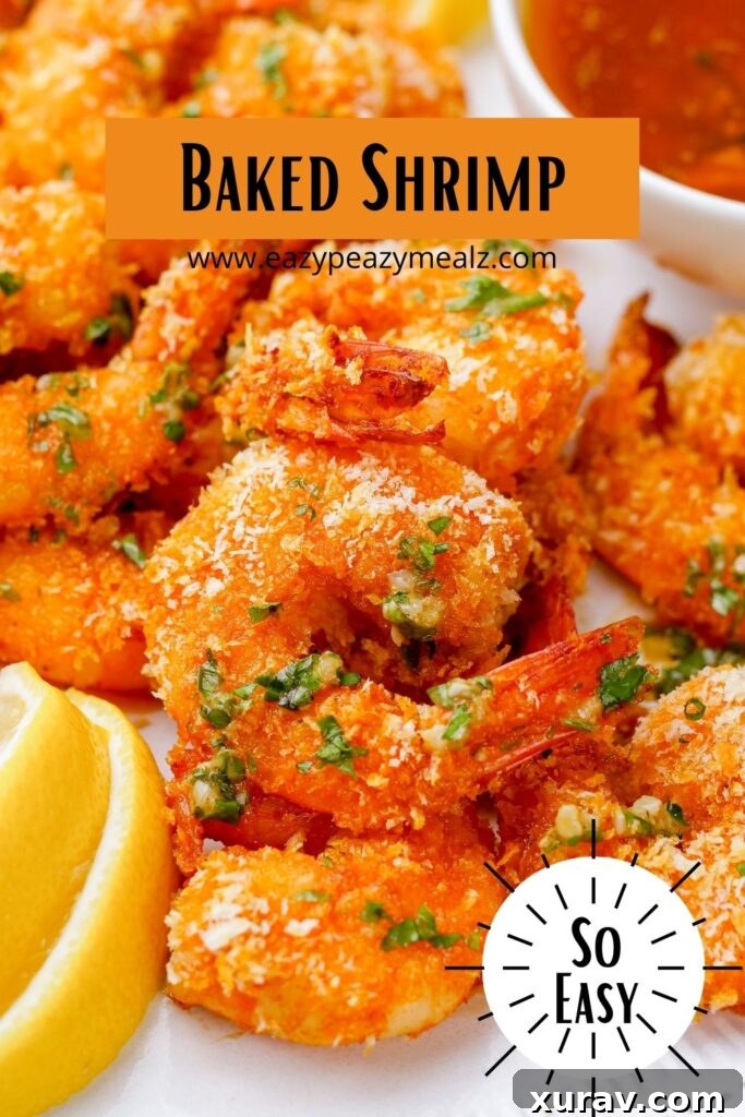 The easiest, most delicious breaded and oven baked shrimp I have ever had. Comes together in under 20 minutes. Yum!
