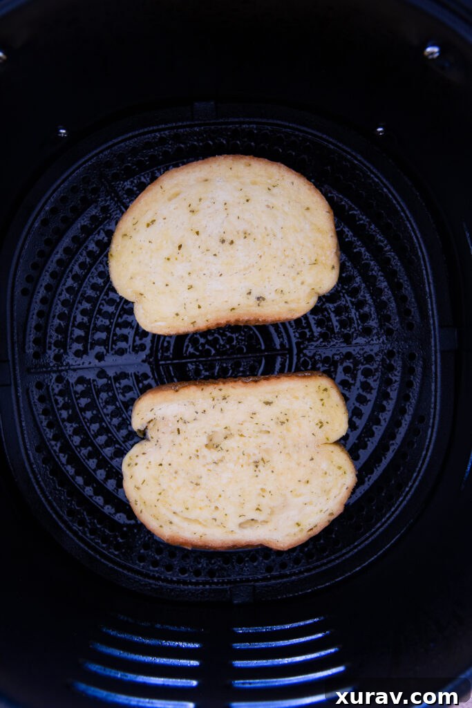 texas toast in the airfryer