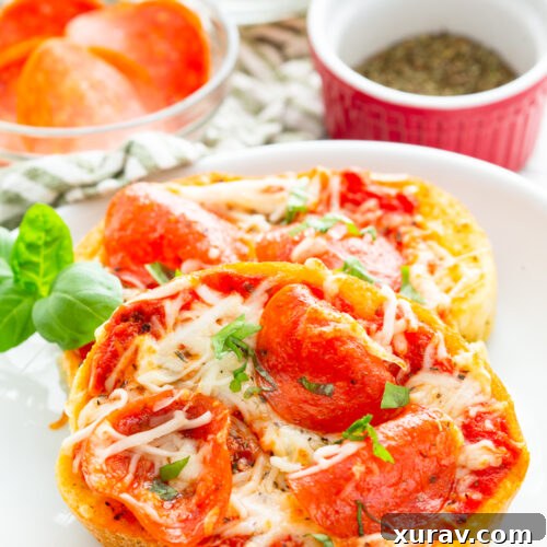 Air fryer pizza made on Texas toast