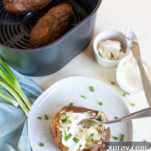 Air Fryer Baked Potatoes