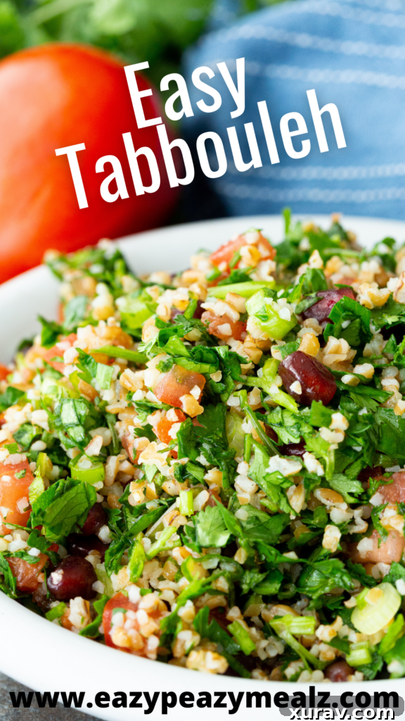 Easy tabbouleh recipe with an Israeli twist, featuring fresh herbs, bulgur, and a burst of pomegranate arils, perfect for health-conscious foodies.