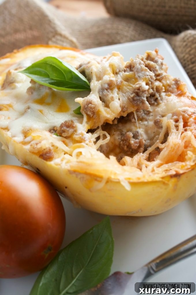 Lasagna Spaghetti Squash: Healthy Comfort Food