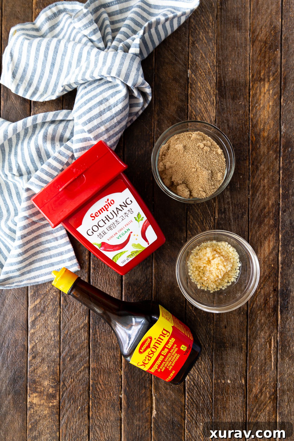 Asian Glazed Salmon 4 The ingredients for the marinade for asian salmon