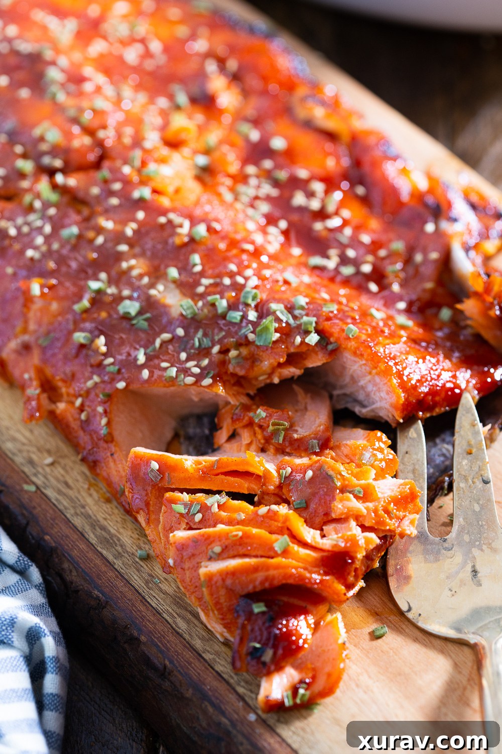 Asian Glazed Salmon 6 Flaky, tasty, beautifully marinated salmon