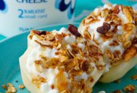 Honey-Lime Kissed Pears with Creamy Cottage Cheese Heart