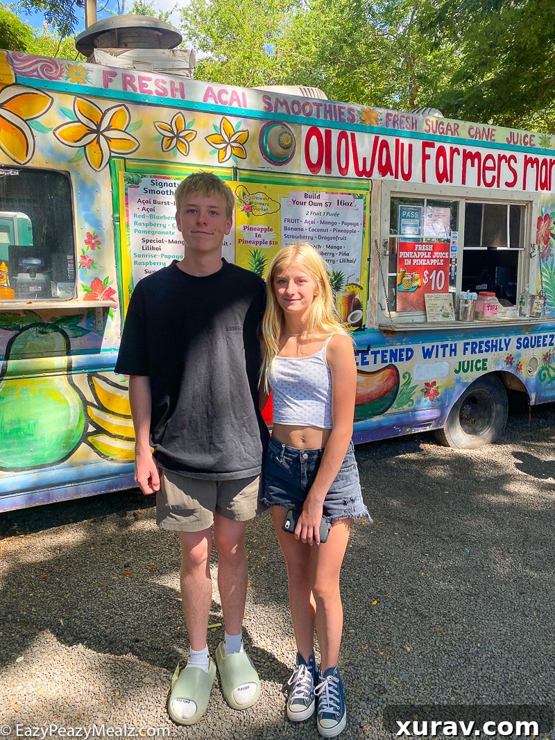 Farmer's Market in Maui - Colorful fruit stall