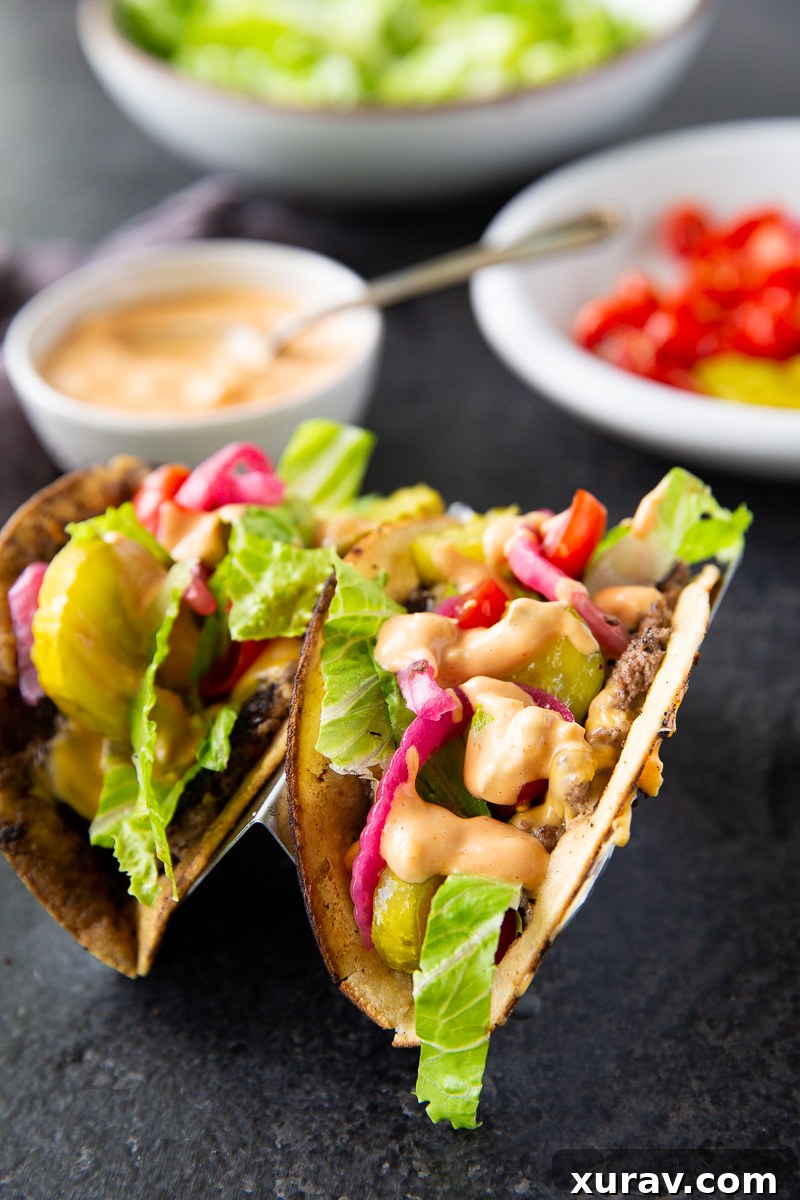 Smashburger tacos, a tasty, crispy taco burger mashup, and a quick 20 minute dinner. 