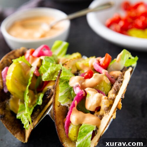 Smashburger tacos, a tasty, crispy taco burger mashup, and a quick 20 minute dinner.