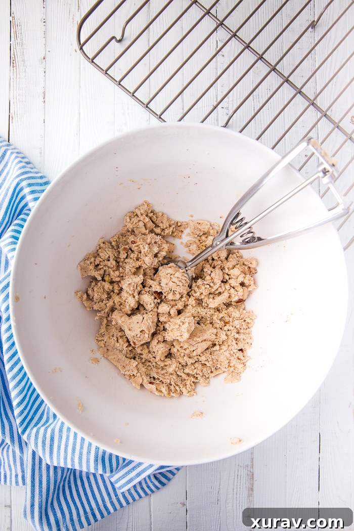 Close-up of baked Snowball Cookies